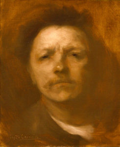 Eugène Carrière, Autoportrait (vers 1893), New York, Metropolitan Museum of Art.